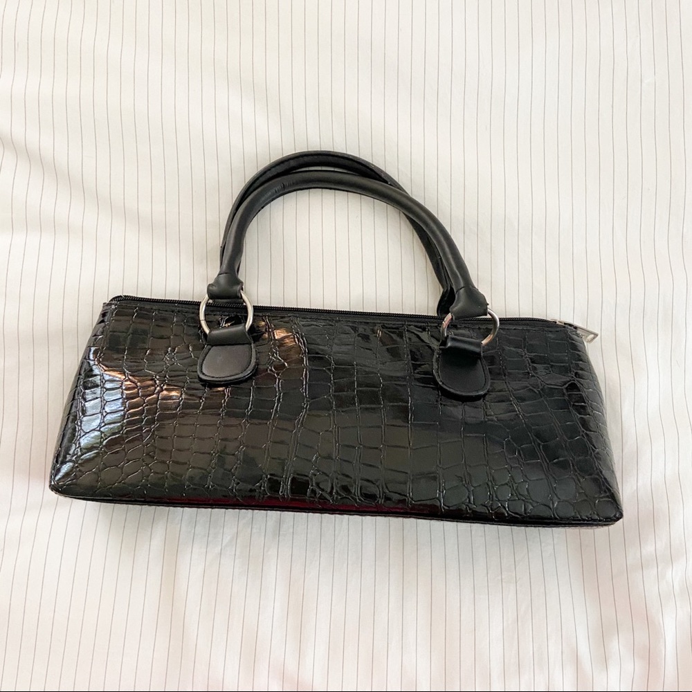 ♻️ Black Primeware snakeskin wine bottle purse 👛 🍷